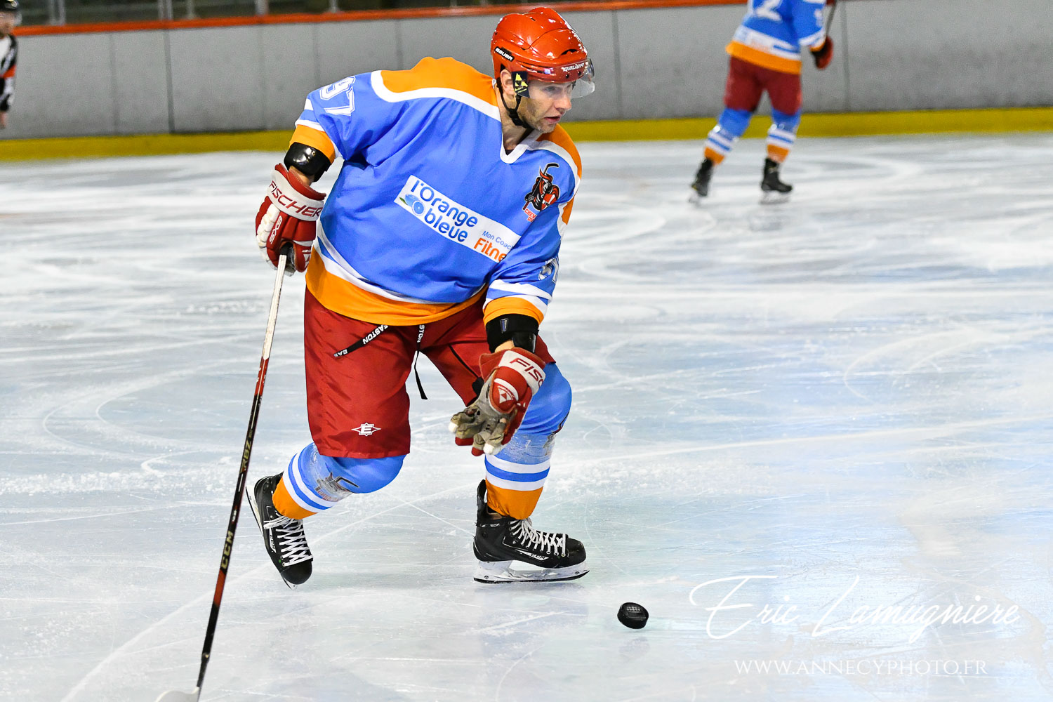 hockey sur glace tournoi orange bleue__ELA6205