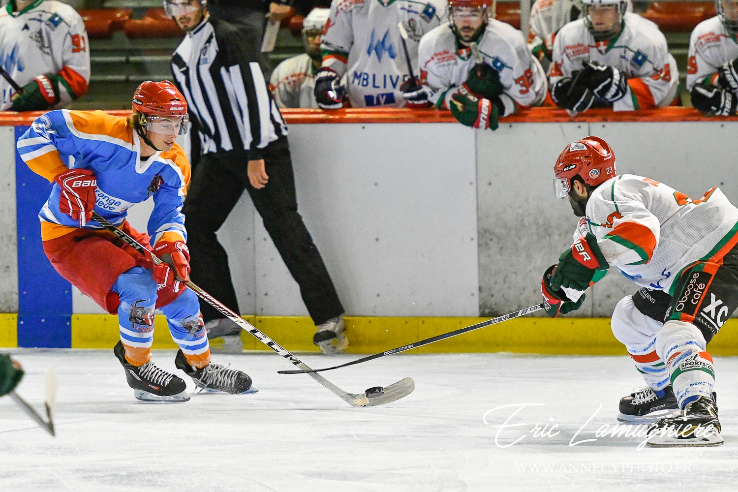 hockey sur glace tournoi orange bleue__ELA6224