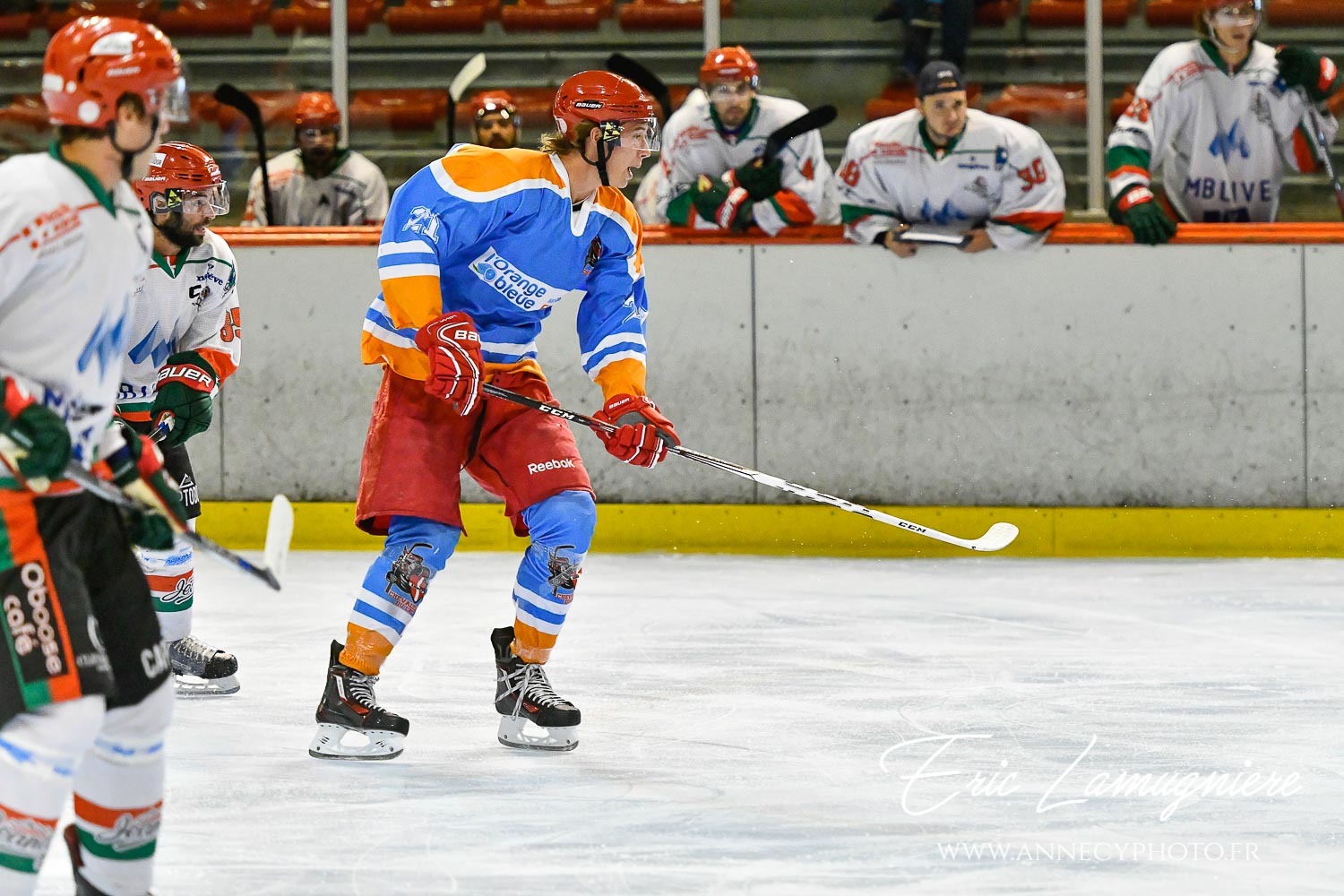 hockey sur glace tournoi orange bleue__ELA6226