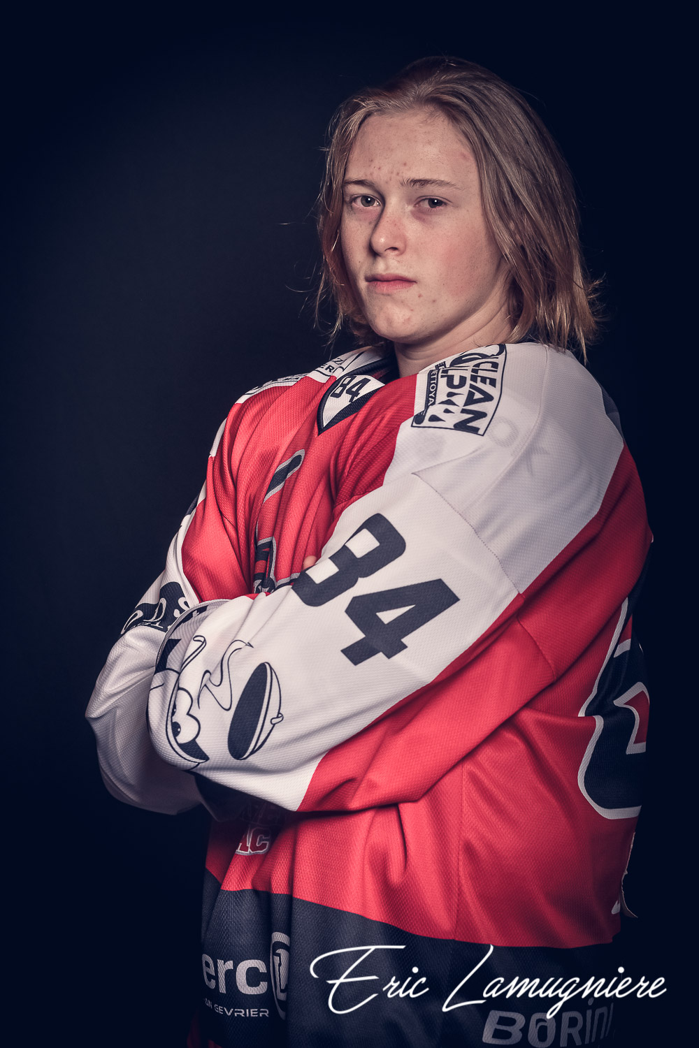 Portrait Hockey Sur Glace Annecy- ELA2832