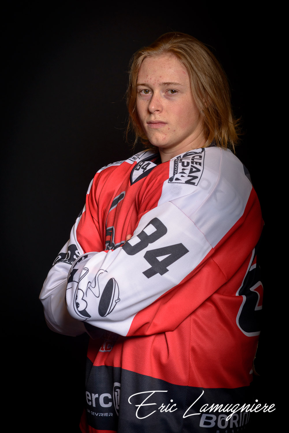Portrait Hockey Sur Glace Annecy- ELA2834